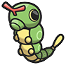 Caterpie in Brilliant Diamond & Shining Pearl