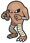 Hitmonlee in Brilliant Diamond & Shining Pearl