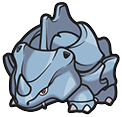 Rhyhorn in Brilliant Diamond & Shining Pearl