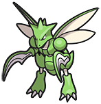 Scyther in Brilliant Diamond & Shining Pearl
