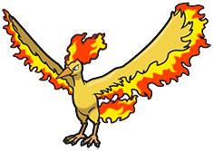 Moltres in Brilliant Diamond & Shining Pearl