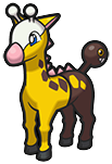 Girafarig in Brilliant Diamond & Shining Pearl