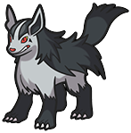 Mightyena in Brilliant Diamond & Shining Pearl