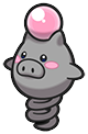 Spoink in Brilliant Diamond & Shining Pearl