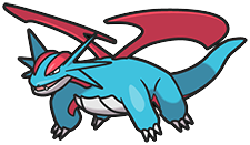 Salamence in Brilliant Diamond & Shining Pearl