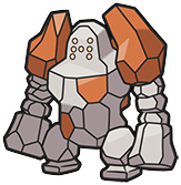 Regirock in Brilliant Diamond & Shining Pearl