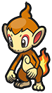 Chimchar in Brilliant Diamond & Shining Pearl