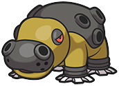 Hippowdon in Brilliant Diamond & Shining Pearl