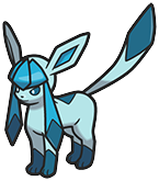 Glaceon in Brilliant Diamond & Shining Pearl