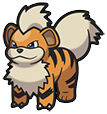 Growlithe in Brilliant Diamond & Shining Pearl