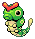 Caterpie in Black & White