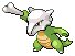 Shiny Marowak in Black & White