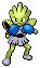 Shiny Hitmonchan in Black & White