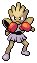 Hitmonchan in Black & White