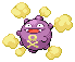 Koffing in Black & White