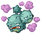 Shiny Weezing in Black & White