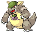 Shiny Kangaskhan in Black & White