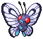 Butterfree in Black & White