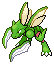 Shiny Scyther in Black & White