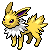 Jolteon in Black & White
