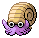 Shiny Omanyte in Black & White