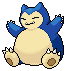Shiny Snorlax in Black & White