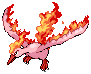 Shiny Moltres in Black & White