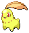Shiny Chikorita in Black & White