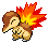 Shiny Cyndaquil in Black & White