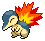 Cyndaquil in Black & White