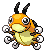 Shiny Ledyba in Black & White