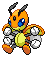 Shiny Ledian in Black & White