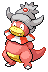 Slowking in Black & White