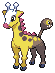 Girafarig in Black & White