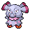 Shiny Snubbull in Black & White