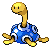 Shiny Shuckle in Black & White