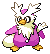 Shiny Delibird in Black & White