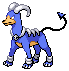 Shiny Houndoom in Black & White