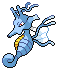 Kingdra in Black & White