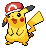 Pikachu Kalos Cap in Black & White