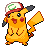 Shiny Pikachu Partner Cap in Black & White