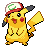Pikachu Partner Cap in Black & White