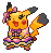 Shiny Pikachu Pop Star in Black & White