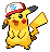Pikachu Unova Cap in Black & White