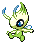 Celebi in Black & White