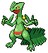 Sceptile in Black & White