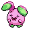 Shiny Whismur in Black & White