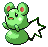 Shiny Azurill in Black & White