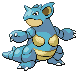 Nidoqueen in Black & White