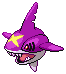 Shiny Sharpedo in Black & White
